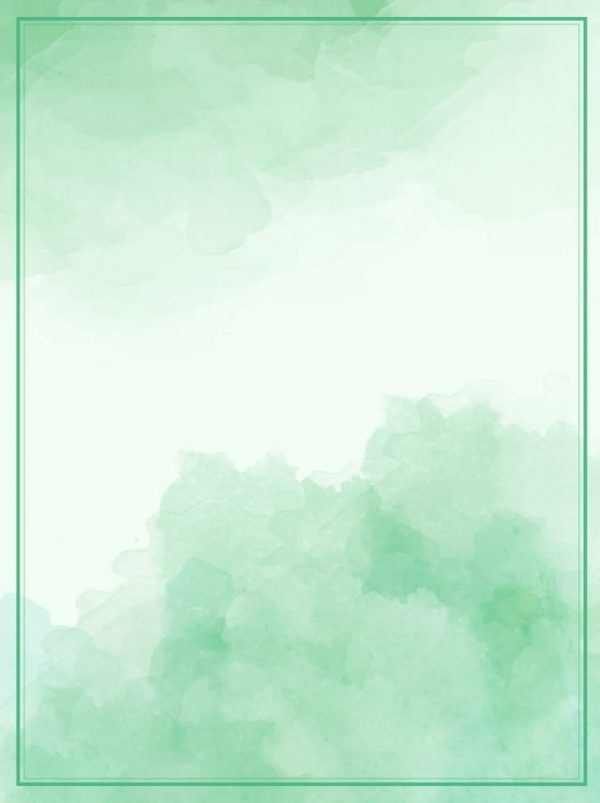 Green Gradient Watercolor Ink Effect Poster Background