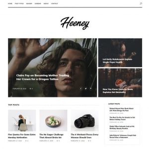 Heeney - Modern Blog HTML5 Template