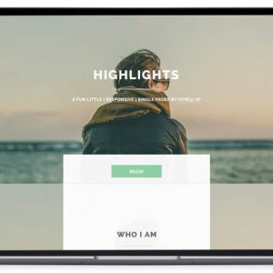 Highlights - HTML5 Resume Template