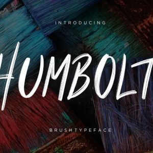 Humbolt Brush Typeface