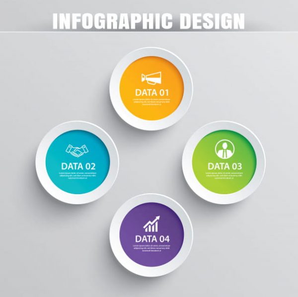 Infographics circle paper (Turbo Premium Space)