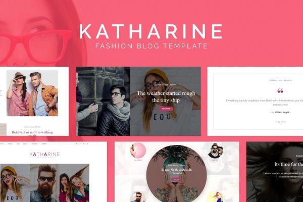 Katharine - Modern Fashion Blog HTML Template