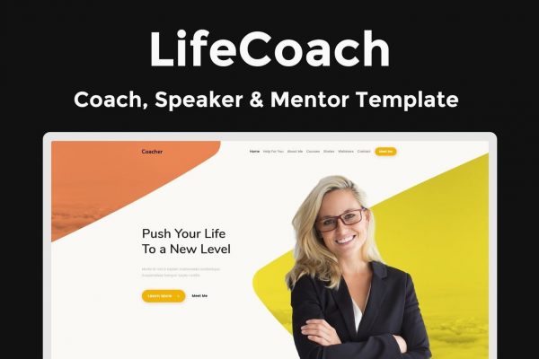 LifeCoach - Coach, Speaker & Mentor Template