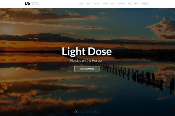 LightDose — Flat&Minimal Responsive HTML Template