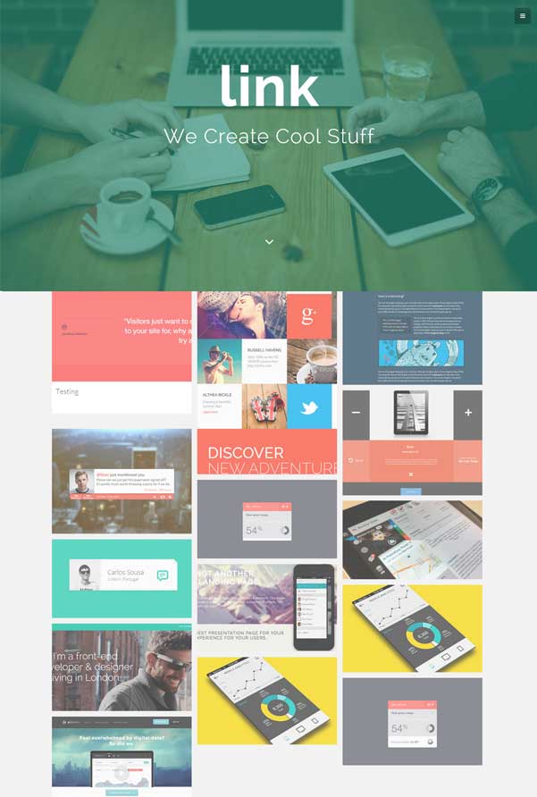 Link – Bootstrap 3 Agency Theme