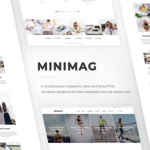 MINIMAG - Magazine & Blog HTML Template