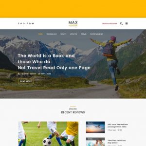 Max Magazine - News & Blog HTML Template