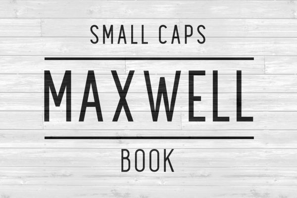 (English) Maxwell Sans Small Caps Book