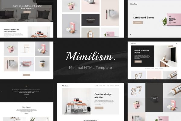 Mimilism — Clean & Minimal Portfolio HTML Template