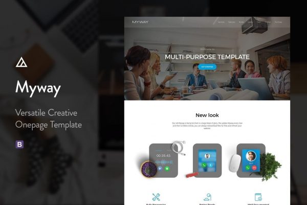 Myway - Multi-Purpose Onepage Parallax Template