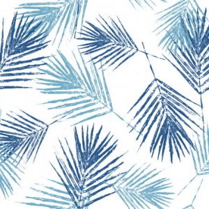 Natural blue palm leaves