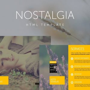 Nostalgia - Responsive Minimal Portfolio Template