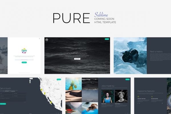 PURE - Sublime Coming Soon Template