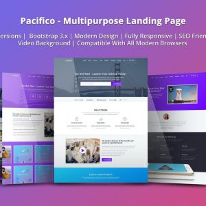 Pacifico - Multipurpose HTML Landing Page