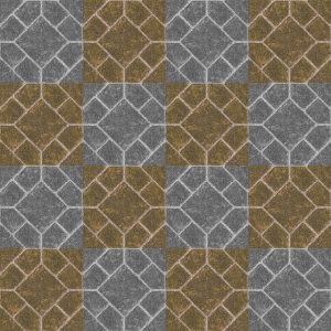 Pattern Textured Tile Grey And Brown