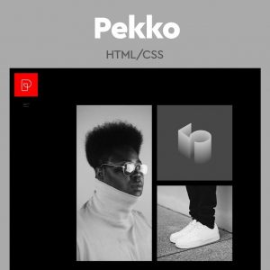 Pekko - Minimal Black HTML Template