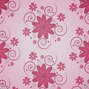Pink Floral Pattern Background Design