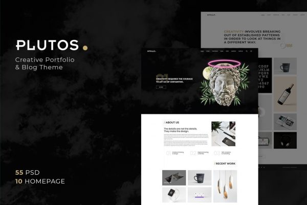 Plutos - Creative Portfolio & Blog Template