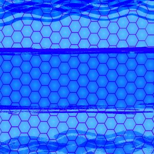 Simple Blue Honeycomb Pattern Background