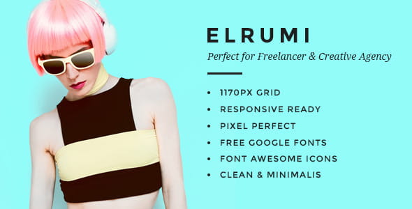 Elrumi - Creative HTML5 Bootstrap Template