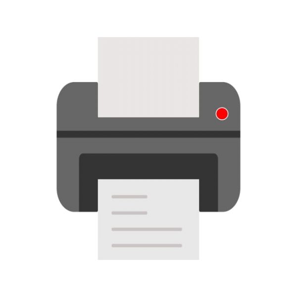 Printer Icon Creative Design Template