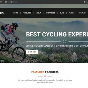 Rideo - Mountain Biking eCommerce Template