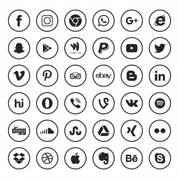 Social media icons (Turbo Premium Space)