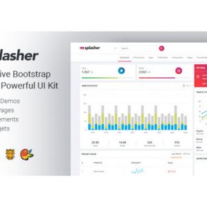 Splasher - Responsive Bootstrap Admin