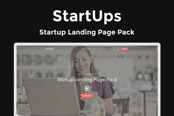 StartUps - Startup Landing Page