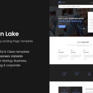 Swan Lake - Marketing Landing Page