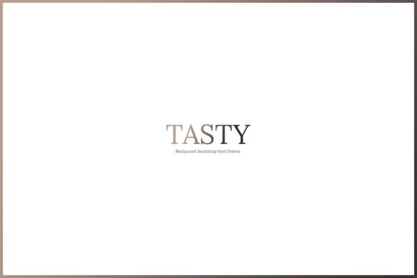 TASTY - RESTAURANT HTML TEMPLATE