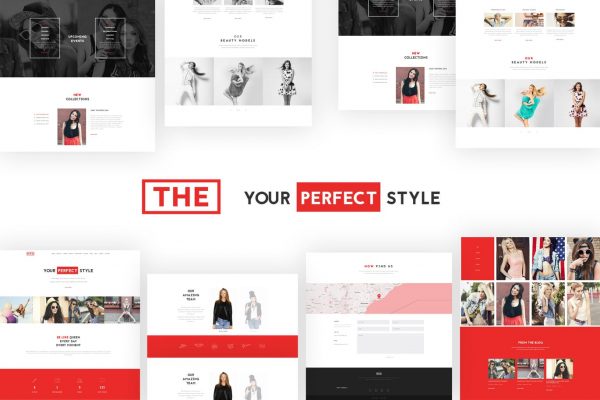 The Fashion Model Agency One Page Beauty WP Theme