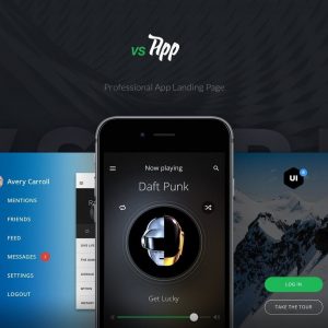 VSApp - Ultimate App Landing Page