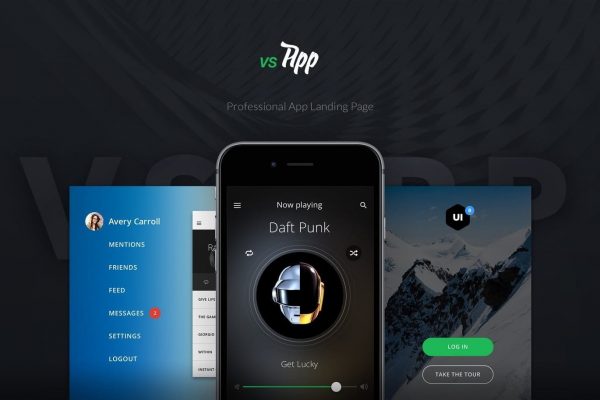 VSApp - Ultimate App Landing Page