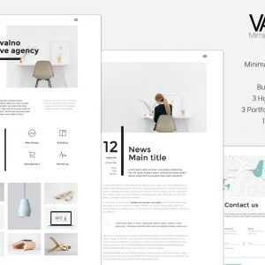 Valno - Minimal Creative Multi page Portfolio