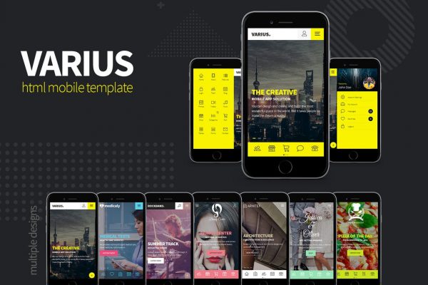 Varius - HTML Mobile Template