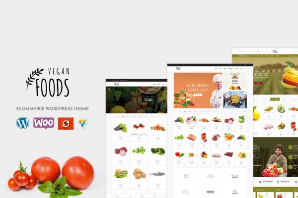Vegan - Organic Store WooCommerce WordPress Theme