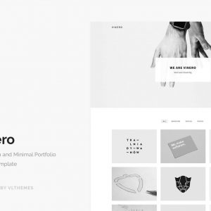 Vinero - Very Clean and Minimal Portfolio Template