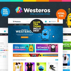 Westeros - Clothing Market and Shop HTML Template