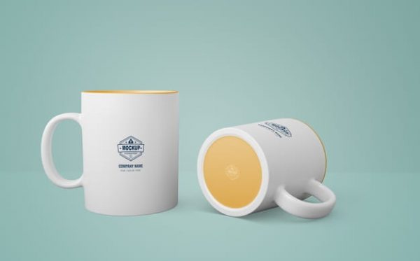 White mug with company (Turbo Premium Space)