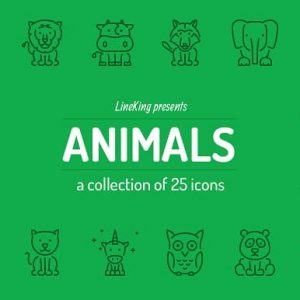 Animals Line Icons
