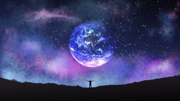 Healing System Beautiful Starry Fantasy Planet Good Night Hello Illustration (Turbo Premium Space)
