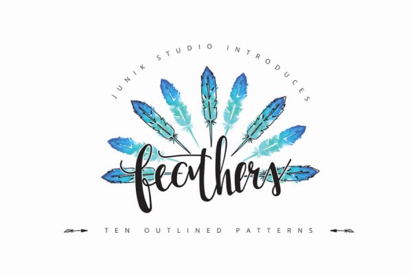 feather patterns (Turbo Premium Space)