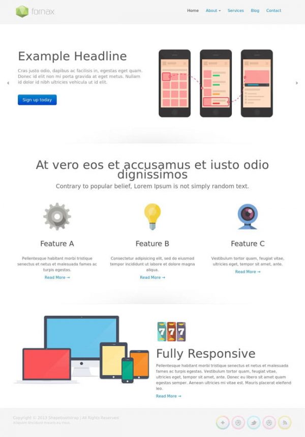 Fornax - Corporate Site Template