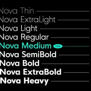 HK Nova™ Typeface