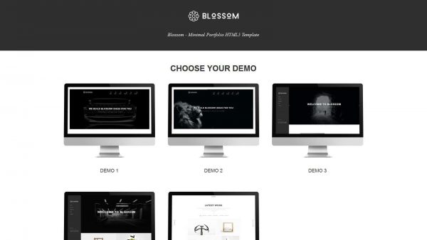 Blossom - Minimal Portfolio HTML5 Template