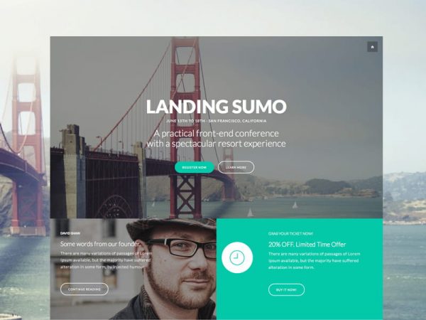 Landing Sumo – Bootstrap Landing Page