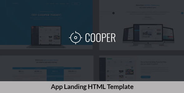 App Landing HTML Template