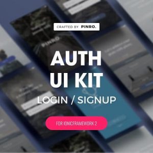 Auth UI Kit - Ionic 2 Theme