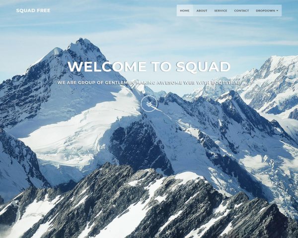 SquadFree – Bootstrap HTML Template